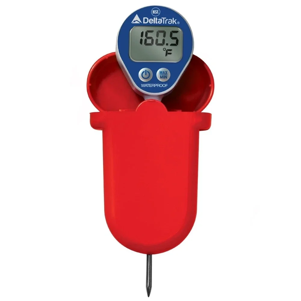Waterproof Dishwasher Thermometer Kit - Auto-Cal, Accurate Temperature Gauge